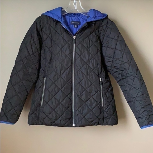 LANDS End Quilted Jacket - Picture 1 of 16